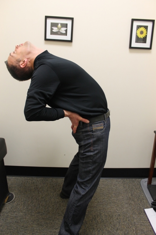 Standing Back Extensions Chiropractor in Wheaton, IL