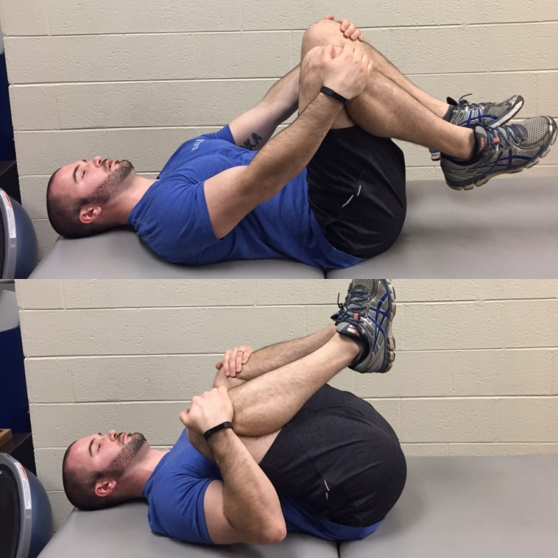 dual knees to chest for spinal stenosis management